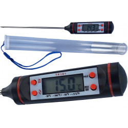 Termometr szpilkowy od -50 do 300 stopni C LCD KUCHENNY MIĘSA WINA