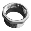 Threaded stainless steel reduction 5/4 inch - 3/2 inch