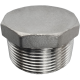 Stainless steel external thread plug 5/4 inch , 41,7 mm