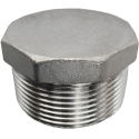Stainless steel external thread plug 1/8 inch , 9,6 mm