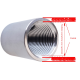 PÓŁMUFA MUFA 1/4" NIERDZEWNA KWASOODPORNA GW 11,5/14mm