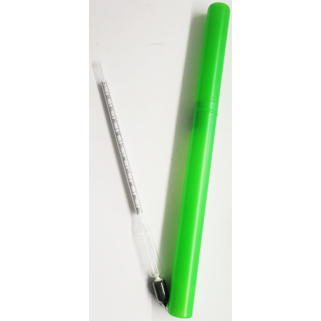 Alkoholomierz miernik WSKAŹNIK ALKOHOLU 0%-100% z zieloną osłoną