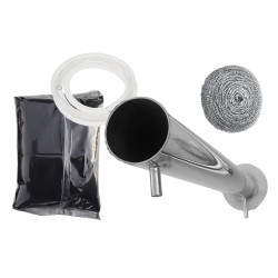 KOLUMNA filtracyjna na węgiel KOMPLETNA wąż FILTR WĘGLOWY NIERDZEWNYWĘGIEL AKTYWNY DESTYLATOR NA 1 L