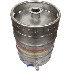Keg 50l zbiornik, z kryzą Siedestyluje 70