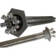 TRIPLE HEATER 1500/1500 / 1500W 5/4 FOR A STAINLESS STEEL
