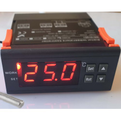DIGITAL TEMPERATURE CONTROLLER -50 / + 110 ° C 230V, 30A