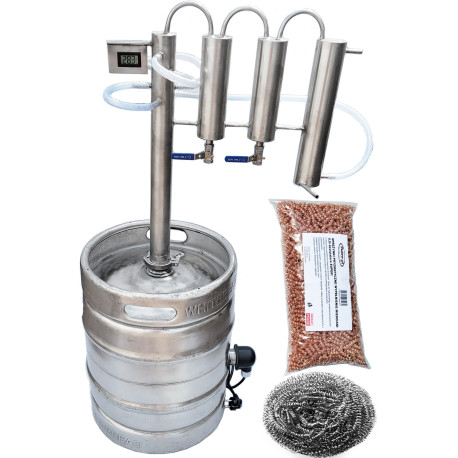 DESTYLATOR KOLUMNA 120 KEG 50 L BIMBER ZIMNE PALCE WHYSY GAZ