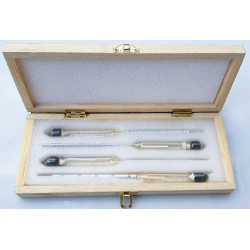 Alkoholomierz miernik z termometrem w pudełkudrewnianym BOX Etui