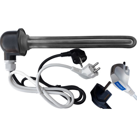 DOPPELHEIZUNG VON 1,4 / 2kW MIT KABEL FÜR EINEN EDELSTAHLVERSTÄNDER MIT ABDECKUNG