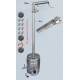 DISTILLER CLAMP 100 liters STAINLESS ON PIPE 76mm - for gas