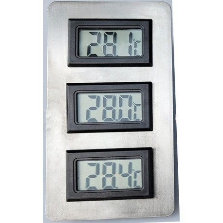 Ramka obudowa POTRÓJNA na Termometr LCD, Destylator