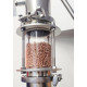 DESTYLATOR CLAMP 200 L NIERDZEWNY NA RURZE 100 Automat z mieszlnikiem i płaszczem olejowym
