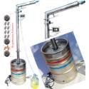 DESTYLATOR CLAMP 50 L NIERDZEWNY NA RURZE 50 na złączu CLAMP