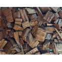 Flakes, dark toasted oak chips - 1 liter serving.