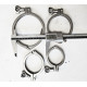 CLAMP Klamra 63mm ZŁĄCZE KWASOODPORNE NIERDZEWNE XXL