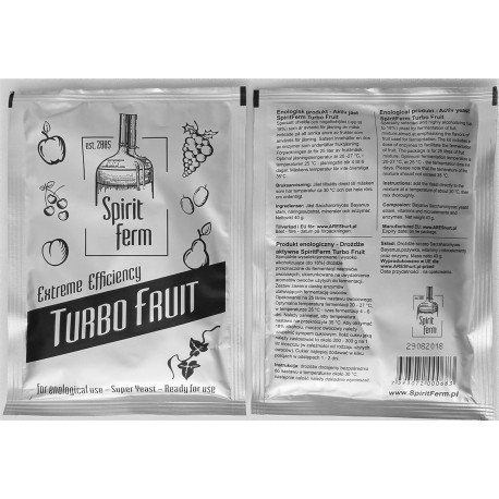 BRENNEREIHEFE SPIRIT FERM TURBO FRUIT 18%