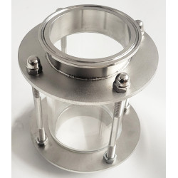 WZIERNIK WIZJER LATARKA 360 CLAMP 63mm DESTYLATOR KWASOODPORNY NIERDZEWNY